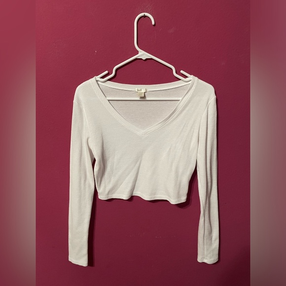 Bozzolo Thermal Long Sleeve Crop Top - Picture 1 of 4